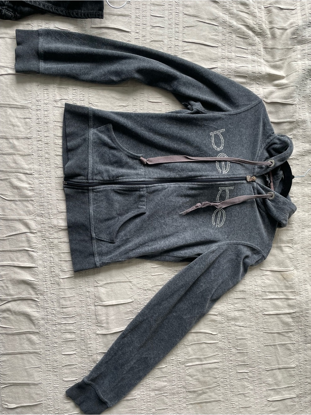 Bebe velour tracksuit